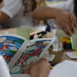 Oficina de pintura no Instituto Jo Clemente 1